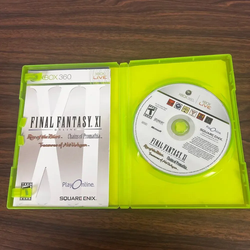 Xbox 360 Final Fantasy XI Online NTSC CIB Complete In Box Video Game